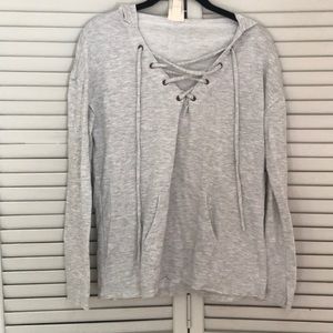Criss cross sweatshirt